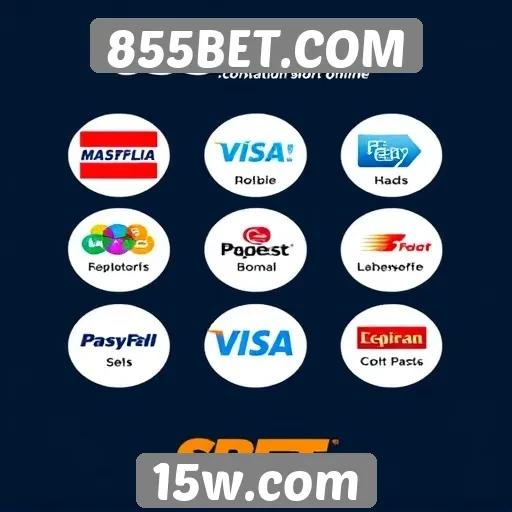 Métodos de pagamento disponíveis no 855BET.COM
